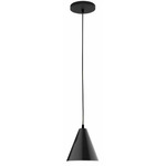 J-Series Cone Pendant - Black