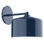 J-Series Jar Straight Arm Wall Light - Navy