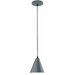 J-Series Cone Pendant - Slate Gray