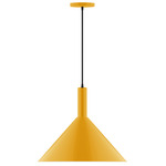 Stack Cone Pendant - Bright Yellow