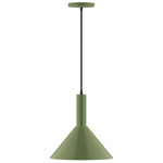 Stack Cone Pendant - Fern Green