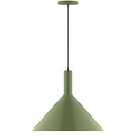 Stack Cone Pendant - Fern Green