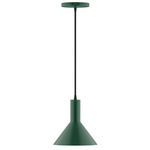 Stack Cone Pendant - Forest Green