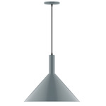 Stack Cone Pendant - Slate Gray