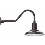 Warehouse Gooseneck Outdoor Wall Light - Architectural Bronze