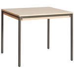 Piezas Square Dining Table - Gray / White Pigmented Oak