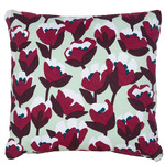 Bouquet Sauvage Tulip Outdoor Cushion - Ice Mint