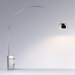 Arco K Limited Edition Floor Lamp - Crystal / Aluminum