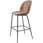 Beetle Upholstered Bar / Counter Chair - Black / Sunday 034