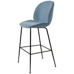 Beetle Upholstered Bar / Counter Chair - Black / Sunday 002