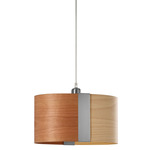 Sushi Pendant - Matte Nickel / Natural Cherry/ Natural Beech