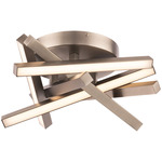 Parallax Wall / Ceiling Light - Brushed Nickel