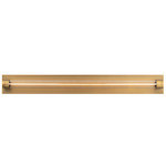 Jedi Bathroom Vanity Light - Aged Brass / Clear