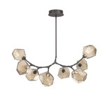 Gem Modern Branch Chandelier - Graphite / Bronze