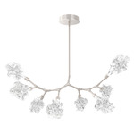 Blossom Modern Branch Chandelier - Beige Silver / Clear