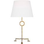 Montour Table Lamp - Coastal Gild / White Linen