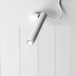 Mira Magnetic Adjustable Wall Sconce - Matte White