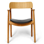 Asger Armchair - Oiled Oak / Black