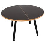 Primum Table - Black Lacquer / Black Linoleum