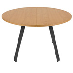 Primum Table - Black Lacquer / Oak Veneer