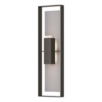 Shadow Box Tall Outdoor Wall Sconce - Coastal Oil Rubbed Bronze / Coastal Burnished Steel