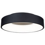 Lazio Round Color-Select Ceiling Flush Light - Black