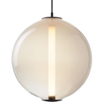 Buoy Sphere Pendant - Black / White