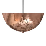 Najma Dome Pendant - Copper