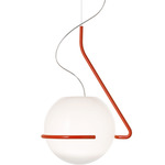 Tonda Pendant - Orange / White