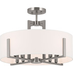 Malen Convertible Semi Flush Ceiling Light - Classic Pewter