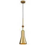 Etoile Pendant - Aged Brass