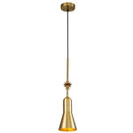 Etoile Pendant - Aged Brass