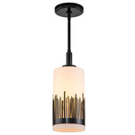 Sawgrass Mini Pendant - Matte Black / Opal