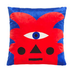 Oggian Cushion - Red Palm