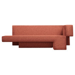 Primitive Sofa - Red Boucle