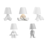 Sweet Brothers Portable Table Lamp - White