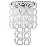 Giogali Wall Sconce - Chrome / White