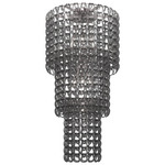 Giogali Cascading Ceiling Light - Chrome / Smoky