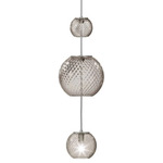 Oto Pearl Pendant - Nickel / Smoke