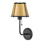 Clarke Wall Sconce - Brass / Black