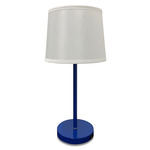 Sawyer Table Lamp - Cobalt Blue / White Linen