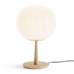 Lita Table Lamp - Ash Wood / Opal