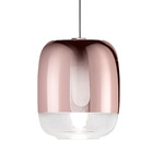 Gong Offset Mini Pendant - Anodized Aluminum / Glory Rose