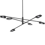 Cari Chandelier - Matte Black / White