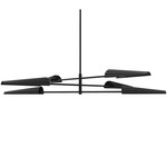 Cassie Sputnik Chandelier - Matte Black / Black