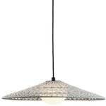 Nans S/55 Outdoor Pendant - Graphite Brown / Beige