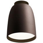 Nut Outdoor Ceiling Light - Textured Graphite Brown