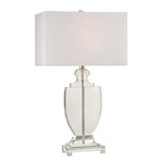 Avonmead Table Lamp - Clear / White