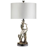 Eda Table Lamp - Silver / Silver