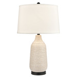 Kari Table Lamp - Cream / White